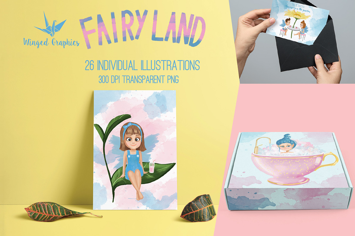 Fairy elf land whimsical illustratio, a Person Illustration by Winged Graphics (Photo 2 of 3)