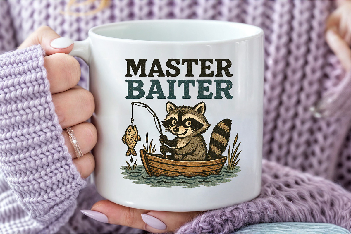 Master baiter PNG - Funny fishing, an Illustration by DreamCafeArt (Photo 6 of 7)
