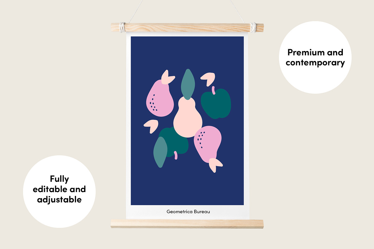 Contemporary Fruit, a Pattern Graphic by Geometrica Bureau (Photo 7 of 13)