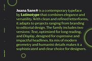 Juana Sans, a Sans Serif Font by Latinotype (Thumbnail 7 of 12)