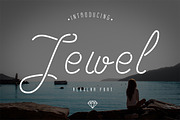 Jewel Font, a Handwritten Font by Alex Blogoodf (Thumbnail 1 of 8)