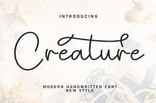 Creature | Script Font