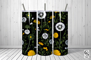 Cute Floral Dandelion Digital Papers, a Pattern Graphic by Creative Store (Thumbnail 2 of 5)