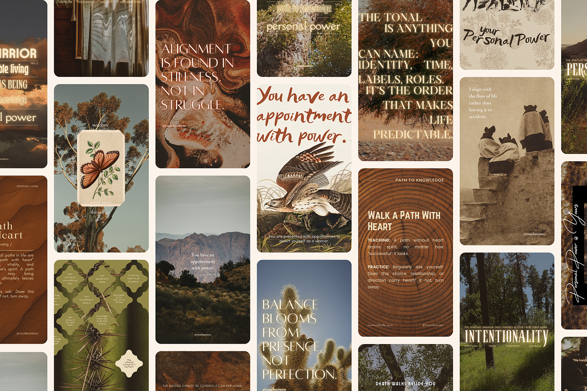The Warrior Template Bundle, a Social Media Template by The Flossy Finch (Photo 17 of 24)