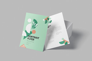 A4-A5-A6 Portrait Flyer Mockup