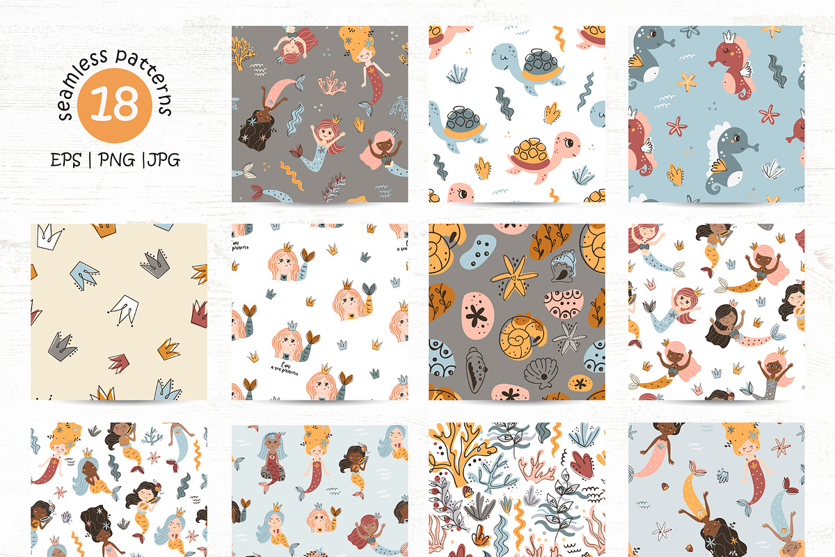 Mermaids Collection, a Graphic by Nafanya (Photo 14 of 16)