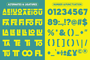 Bold Ligature Sans - Rain Jungle, a Sans Serif Font by RagamKata (Thumbnail 9 of 10)