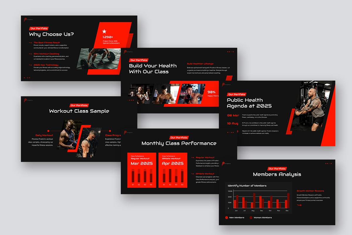 Prostro Workout Class Keynote, a Presentation Template by kerismaker (Photo 4 of 11)
