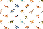 Dinosaurs set, seamless dino pattern, an Animal Illustration by PaperTrident (Thumbnail 20 of 21)