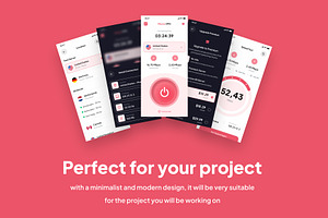 Mesia VPN - VPN Mobile App UI Kits