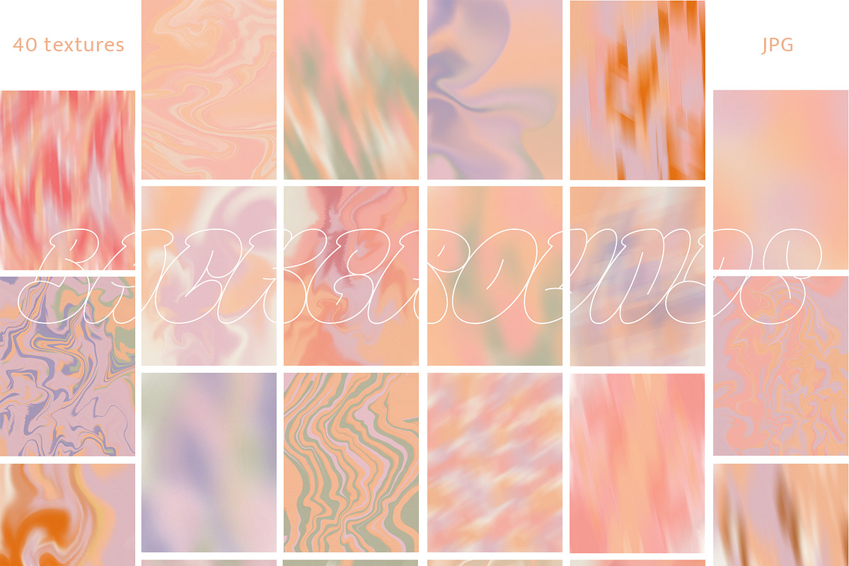 PEACHY PEACHY - shapes & textures, an Object Graphic by alenaganzhela (Photo 5 of 11)