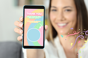 Customer Coupon Reveal Scratch Card, a Social Media Template by SunshineStudioBoutique (Thumbnail 2 of 9)