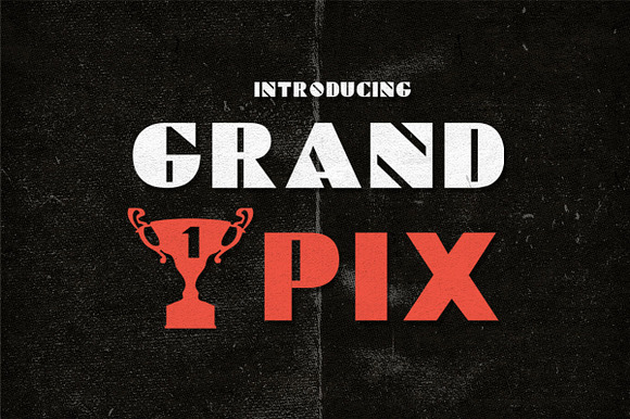Grand Pix Font preview 8