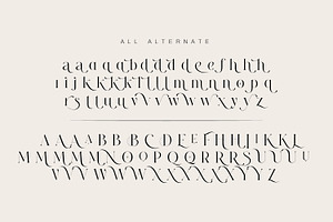 Diastema Modern Ligature Typeface