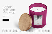 Candle Mock-up, a Household Mockup by Denny's Mock-ups (Thumbnail 1 of 6)