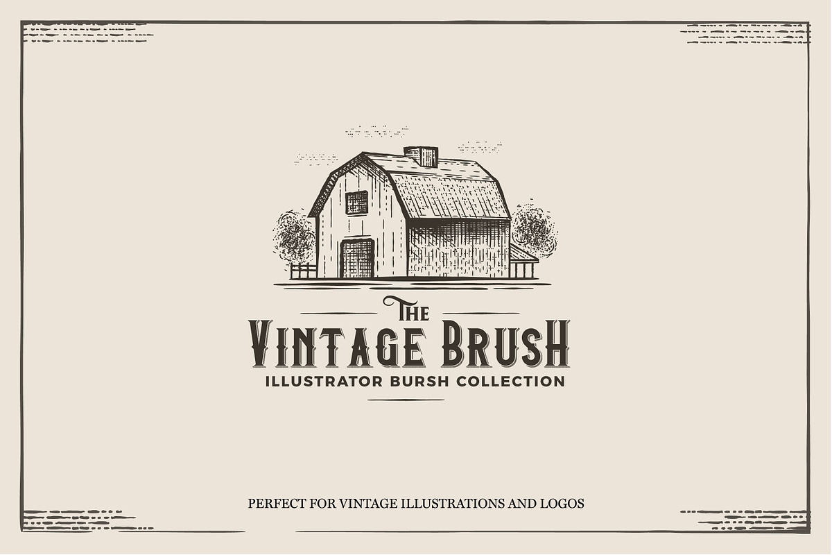Vintage Illustrator Brushes preview 5