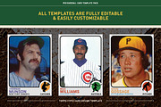 1970's Pro Baseball Card Templates, a Card Template by Chris Weibring (Thumbnail 5 of 11)