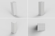 High Rectangle Box Mockup - 6 views, a Packaging Mockup by Illusiongraphic (Thumbnail 11 of 19)
