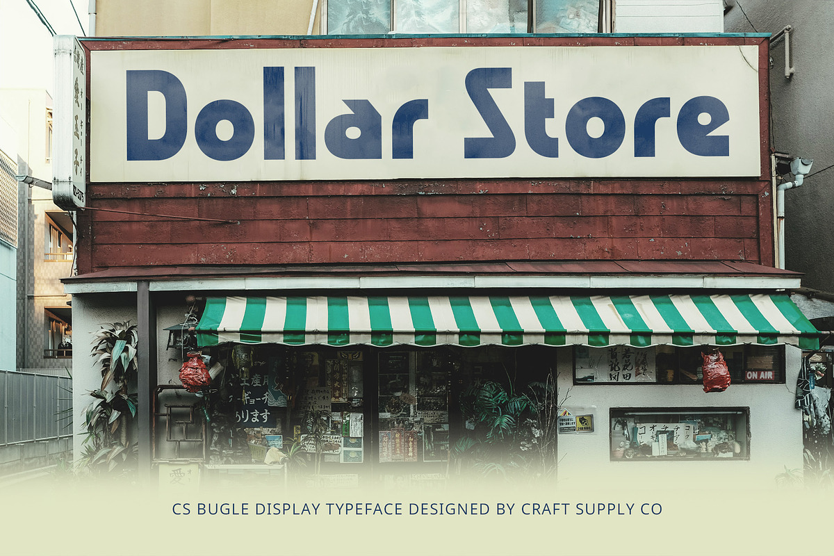 CS Bugle – Retro Font, a Sans Serif Font by Craft Supply Co. (Photo 4 of 8)