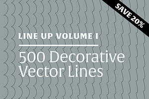 LineUp Vol 1 500 Decorative Lines