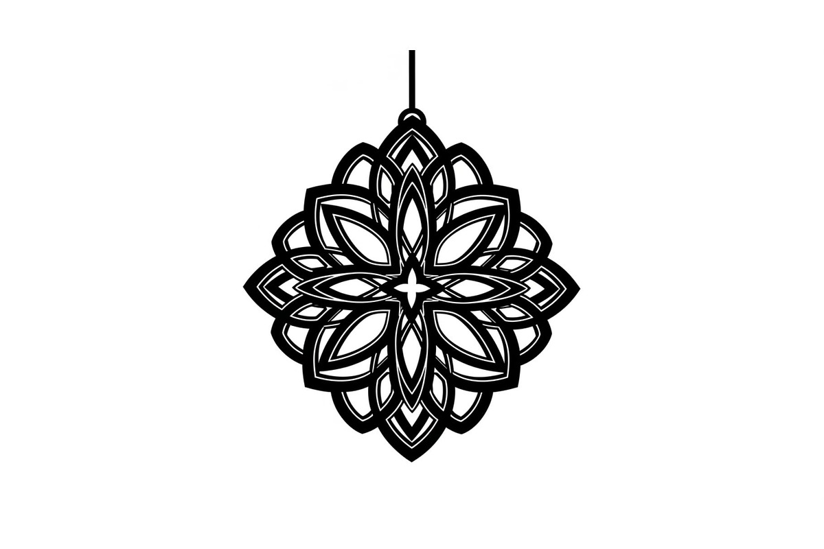 Hanging Mandala Ornament Vector Bund, an Illustration by musafir_fashion (Photo 28 of 51)
