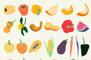 Salad - Vegetables & Fruits, a Food Illustration by Alina Sh (Thumbnail 2 of 9)