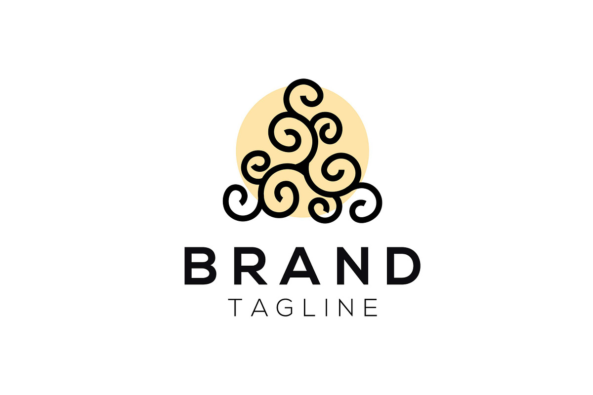 tree lineart vector template logo, a Branding & Logo Template by OmerStudio