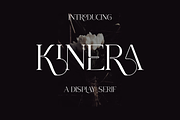 KINERA, a Serif Font by zamjumps (Thumbnail 1 of 11)