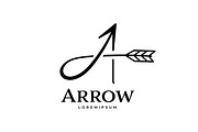 Letter A combined with an arrow, a Branding & Logo Template by Saba Vector (Thumbnail 1 of 3)