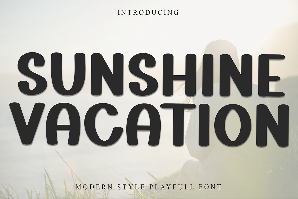Sunshine Vacation, a Sans Serif Font by FreshTypeINK (Photo 1 of 8)