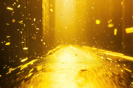 Captivating yellow light beam with s, a Photo by Iftikhar Alam
