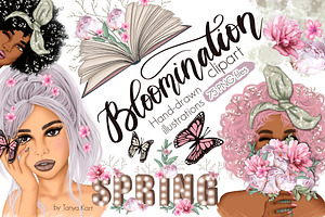 SALE Bloomination Clipart & Patterns