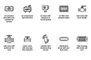 *Hydraulic and pneumatic systems Set, an Outline Icon by Nurlan's shop (Thumbnail 2 of 6)