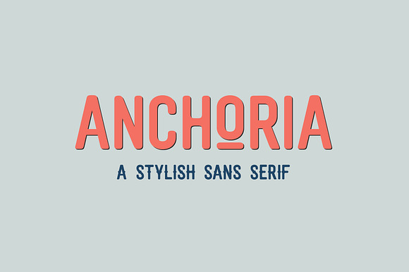 Anchoria — Stylish Sans Serif Font