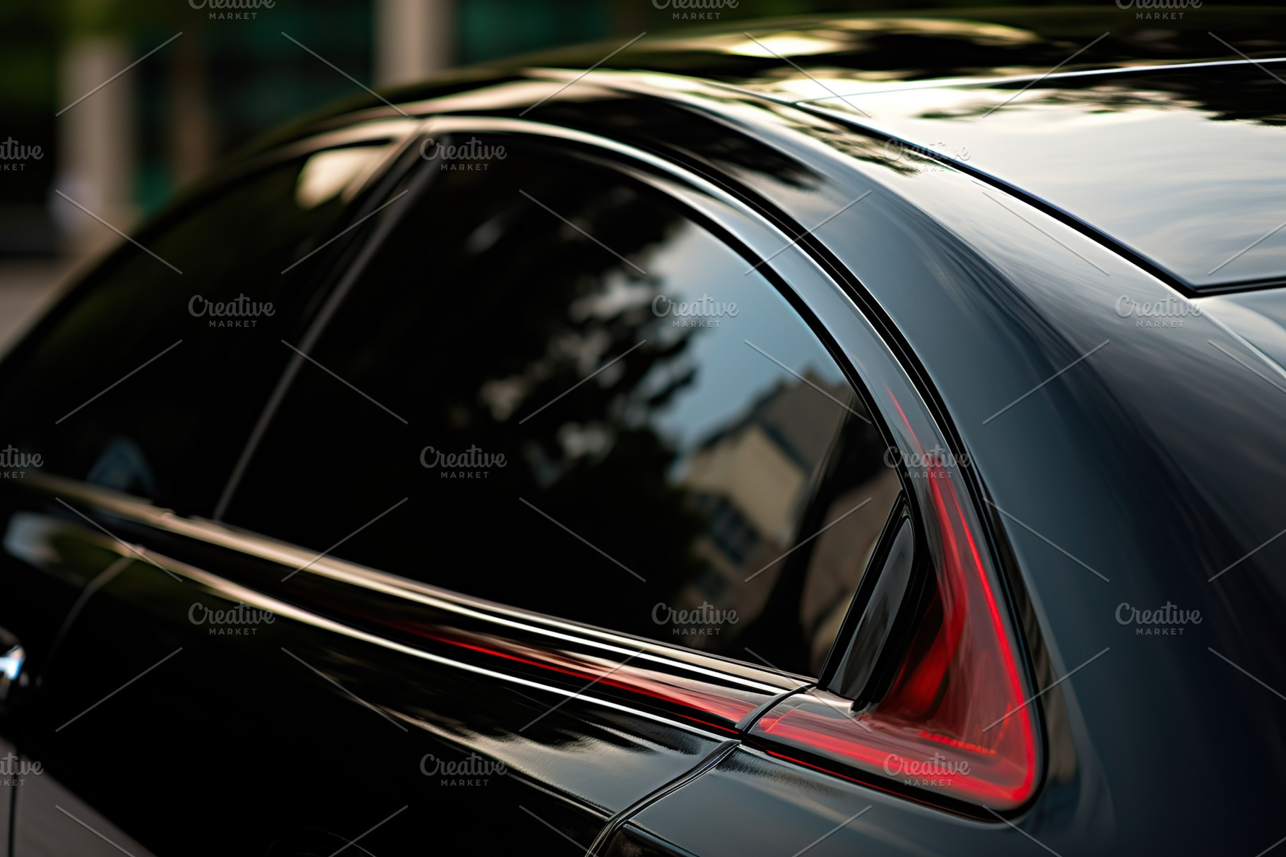 Closeup photo of a new modern car, a Transportation Photo by AlyaAnd