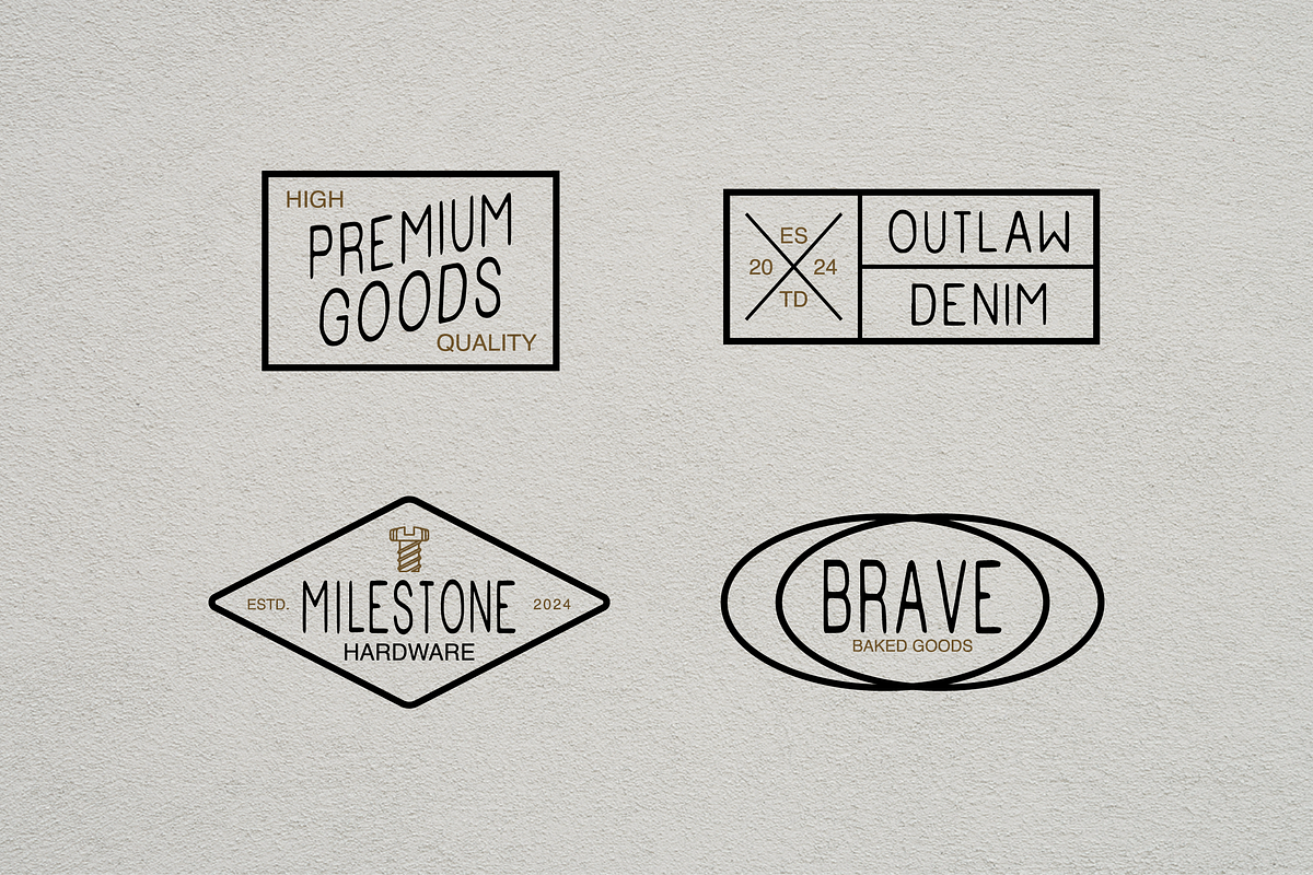 Distressense | Display Font, a Sans Serif Font by RS Design Co. (Photo 4 of 5)