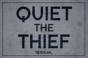 Quiet the Thief - Regular, a Serif Font by TypeKatsu (Thumbnail 1 of 3)