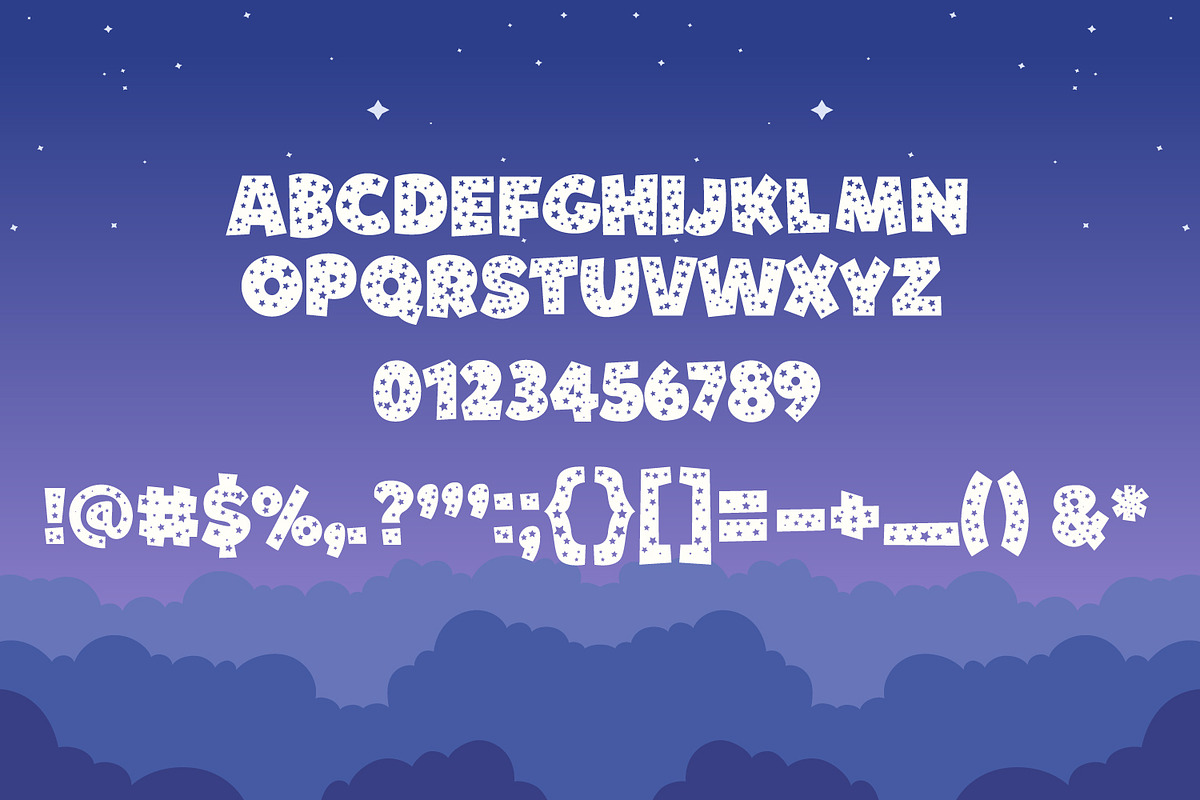 Stars, a Font by Rashdrawn (Photo 2 of 4)