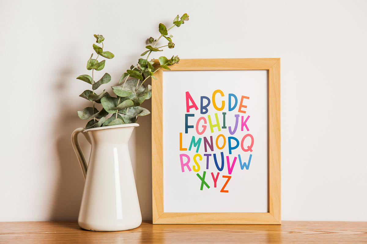 Kindergarten Whimsical Display Font, a Sans Serif Font by McK-CreativeStudio (Photo 4 of 4)