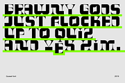 GUSSET Display modular font, a Font by Viktor Pesotsky | Fonts (Thumbnail 15 of 16)