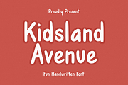 Kidsland Avenue, a Script Font by Essentials Studio (Thumbnail 1 of 8)