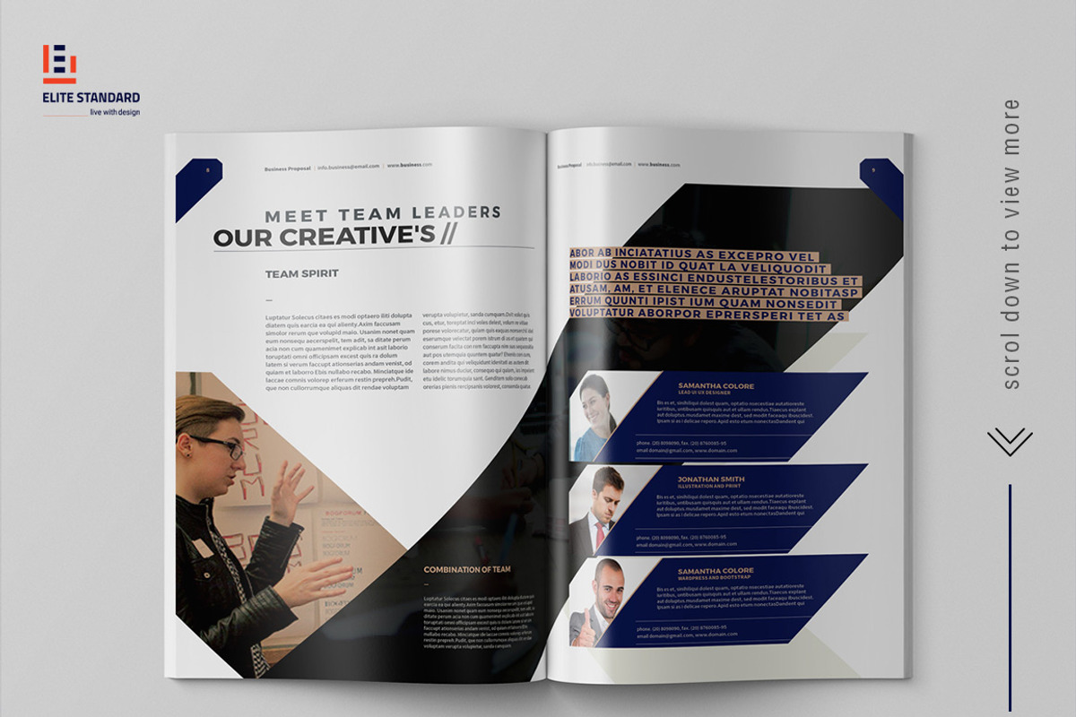 Proposal, a Brochure Template by Elite_Standard (Photo 3 of 4)