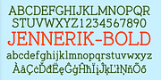 Jennerik, a Serif Font by Ingrimayne Type (Thumbnail 7 of 9)