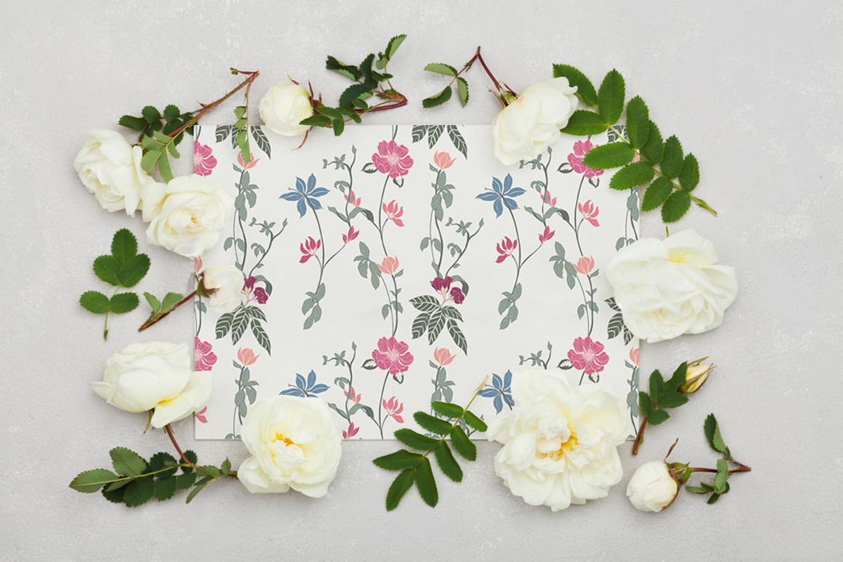 20JPG/EPS Tropical floral pattern, a Pattern Graphic by Theraphosath (Photo 5 of 12)