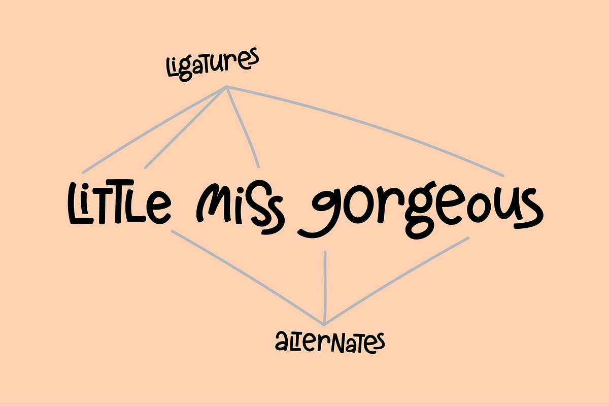 Stuffed Cannelloni Font preview 6