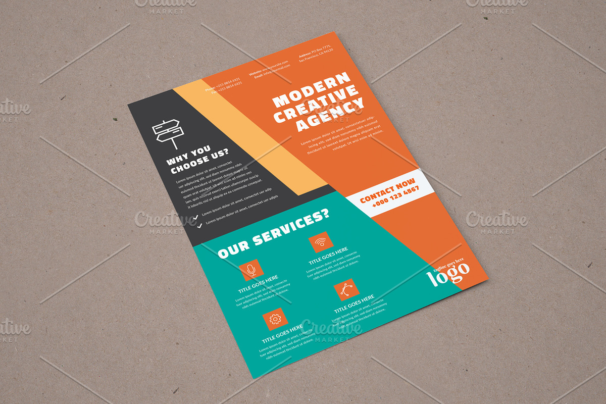 Flyer Template, a Flyer Template by Alice_s (Photo 1 of 3)
