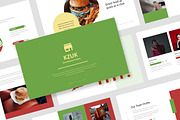 Kzuk : Food Business Powerpoint, a Presentation Template by Punkl Camp (Thumbnail 1 of 16)