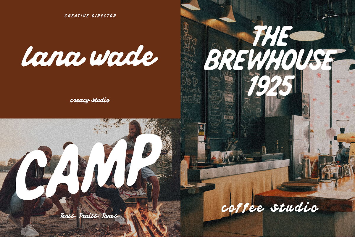 Oldport Script – Nostalgic Retro, a Script Font by Creacy Studio (Photo 8 of 9)