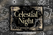 140+ procreate celestial stamps, a Brush Add-On by laura.design (Thumbnail 1 of 8)