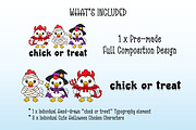 Chick or Treat, a Seasonal Illustration by Adalin Shop (Thumbnail 2 of 4)